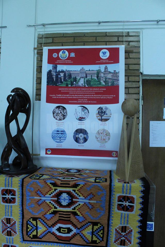 Expoziție aparținând studenților și profesorilor din Cernăuți, vernisată la USV