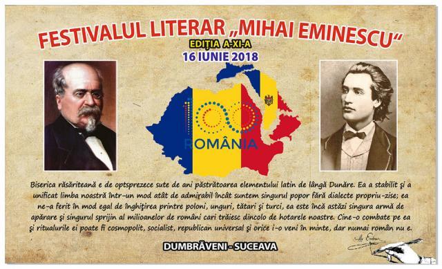 Manifestări şi participare impresionantă la Festivalul Literar „Mihai Eminescu” de la Dumbrăveni