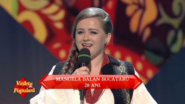Bucovineanca Manuela Bucătaru, finalistă la concursul „Vedeta populară”