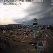 Norii adunati asupra cartierului Burdujeni, inaintea furtunii