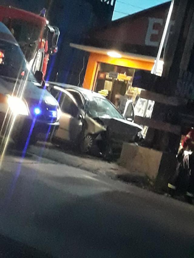 Accidentul a avut loc la ieșirea din Suceava spre Moara. Foto: Facebook - Atenţie Poliţia