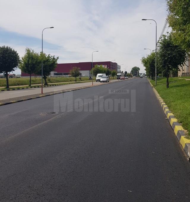 Iesirea din Suceava spre Fălticeni a fost refacută cu covor asfaltic