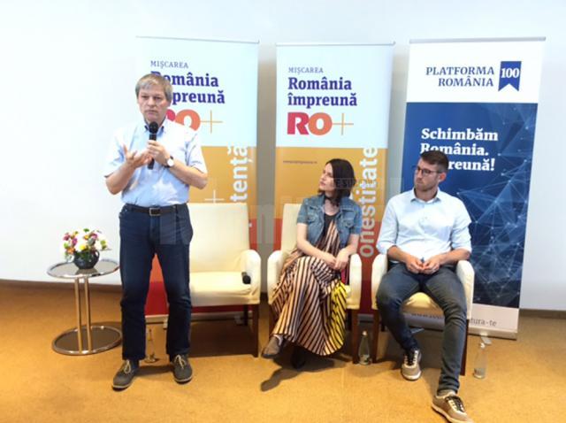 Dacian Cioloş, preşedintele Platformei România 100, s-a întâlnit cu rădăuţenii