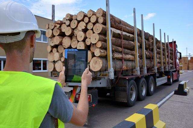Monitorizare pentru livrările de material lemnos atât direct din pădure, cât şi din depozitele de buştean