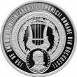 Monedă din argint- revers