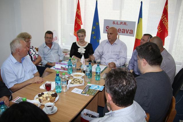 Întâlnirea sindicaliştilor poştali din Suceava și Republica Moldova a fost organizată în scopul unui schimb de experienţă