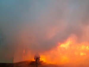 Incendiu devastator la o gospodărie din Mereşti