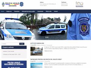 Poliția Locală Suceava are site, începând de ieri