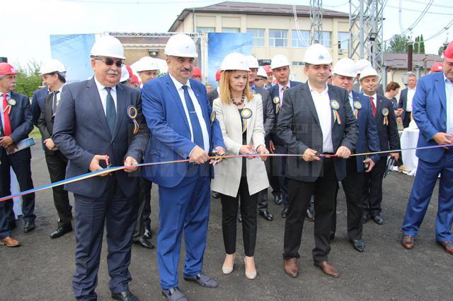Inaugurarea noilor investiţii de la Staţia de Transformare Suceava a fost făcuta în prezenţa ministrului Economiei