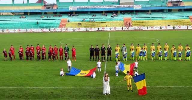 Stadionul Areni a găzduit meciul dintre selecţionata Nord-Est a României şi cea a Republicii Moldova