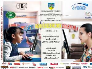 Dezbaterea "Copiii românilor din Diaspora", la Biblioteca Bucovinei