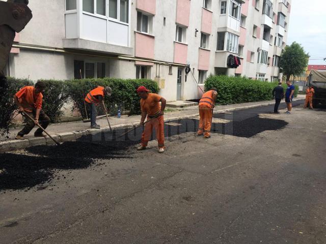 Strazile din Zamca afectate de lucrarile de termoficare au inceput sa fie refacute 2