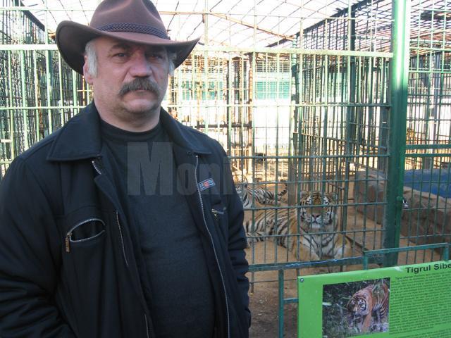 Dorin Șoimaru, administratorul Colțului Zoologic Ilișești