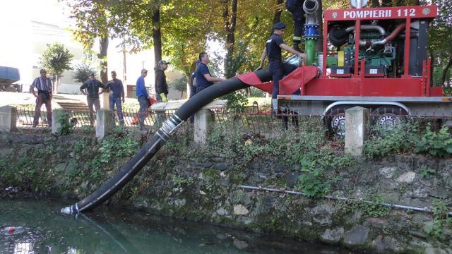 Lacul din parcul Alexandru Sahia a intrat într-un proces de salubrizare