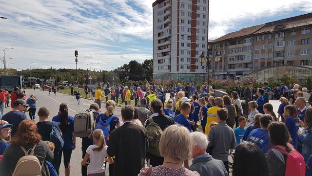 Crosul Sucevei a mobilizat peste 1.000 de oameni în centrul municipiului