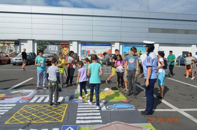 Acțiunea ”Verde la educație pentru circulație” organizată de Poliția Română