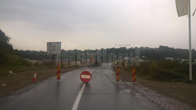 Ruta ocolitoare de la Şcheia este închisă de luni, până pe 30 octombrie