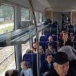 Gradul ridicat de ocupare al trenurilor Suceava - Putna. Foto: Pagina de facebook Calea Ferată Dorneşti-Putna