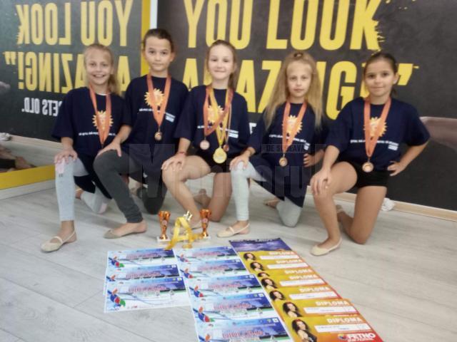 Premii pentru suceveni la Festivalul Internațional de Gimnastică Ritmică „Trophy” de la Iași