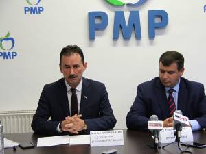 Marian Andronache şi liderul PMP, Eugen Tomac