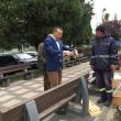 Viceprimarul Lucian Harsovschi a verificat lucrările de reamenajare a Parcului Vladimir Florea