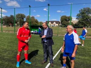 În satul Dănila a fost inaugurat un miniteren de fotbal