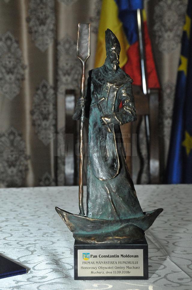 Statuia Sfântului Wojciech, acordată celor cărora li se conferă titlul de Cetăţean de Onoare