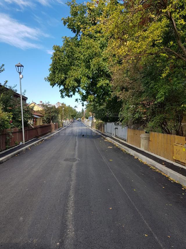 Strada Bogdan Vodă, recent asfaltată