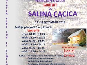 Ședințe de gimnastică respiratorie gratuite în Salina Cacica