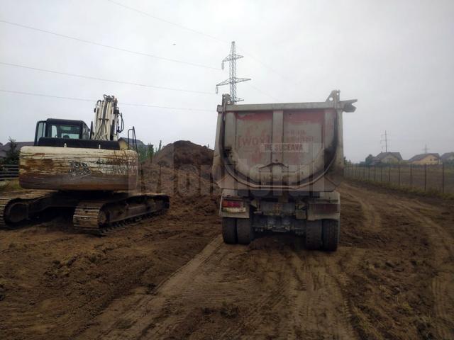Constructorii au reînceput lucrările la şoseaua de centura a Sucevei