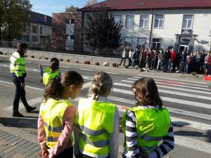 Acţiuni de prevenire a accidentelor rutiere, la Marginea
