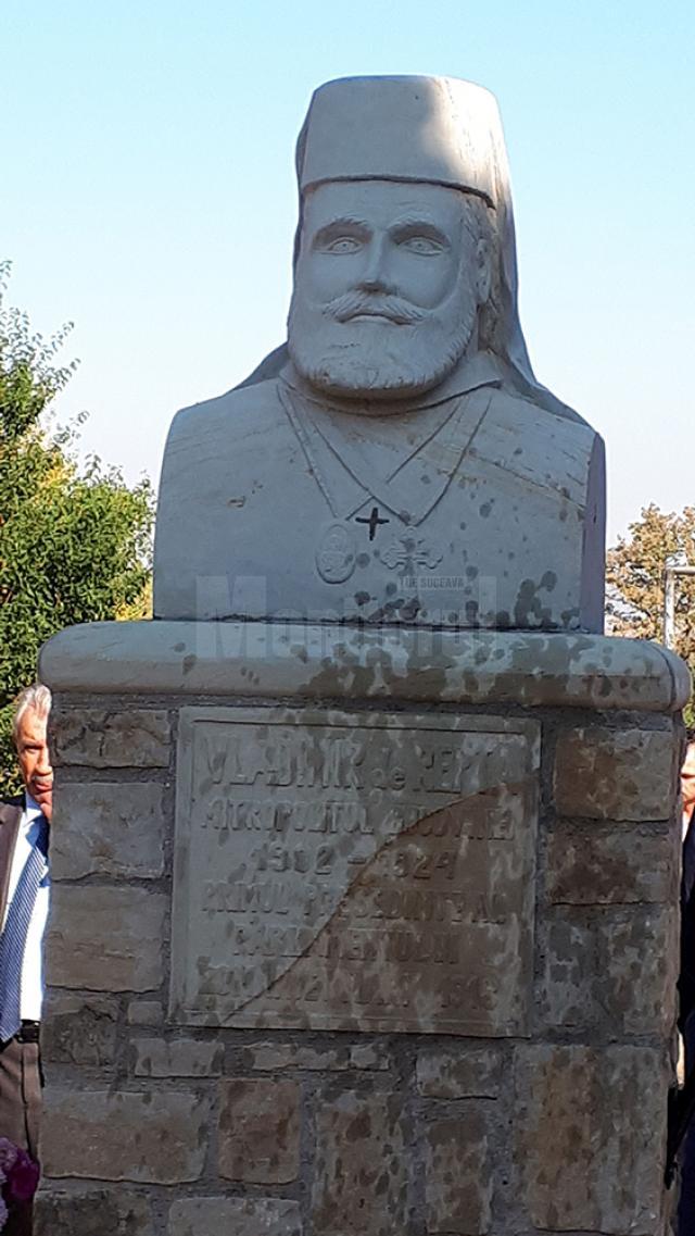 La Biserica Sf. Treime din Siret a fost dezvelit bustul fostului mitropolit Vladimir de Repta