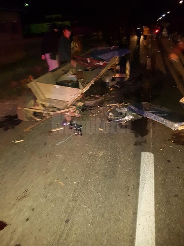 Accidentul s-a petrecut în localitatea Stamate, comuna Fântânele