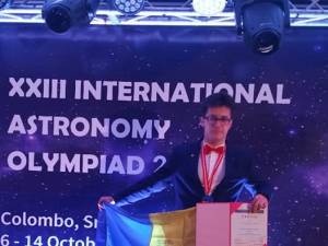 David Turturean a obţinut medalia de aur la Olimpiada Internaţională de Astronomie