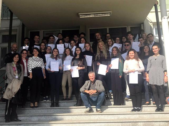 Diplome de atestare a competențelor în limba germană, înmânate elevilor Colegiului „Petru Rareș”