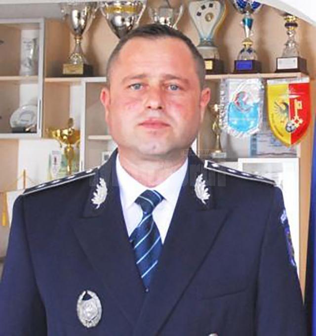 Comisarul-șef Cătălin Nistor, împuternicit adjunct al poliției județene