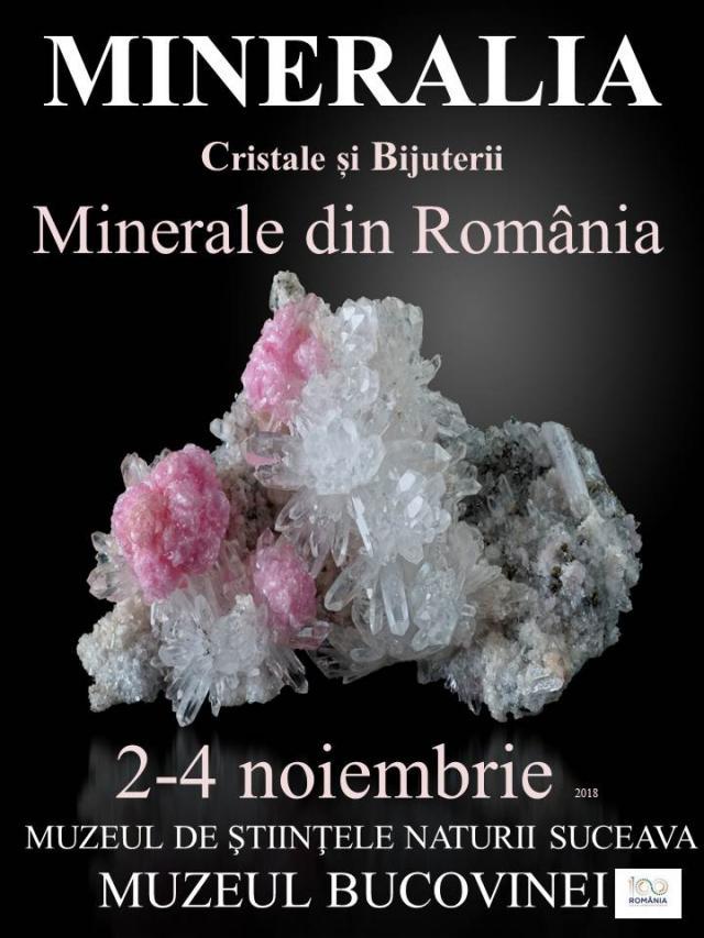 Expoziţia Mineralia, la Muzeul de Ştiinţele Naturii