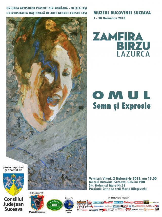 Expoziția de pictură „Omul - semn și expresie”, a artistei Zamfira Bîrzu