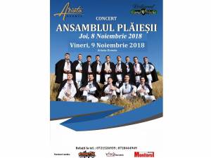 Ansamblul etnofolcloric "Plăieșii" din Republica Moldova concertează la  Ariata Events