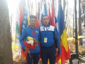 Andrei Dorin Rusu și Cristian Prâsneac savurând succesul de la Balcaniadă
