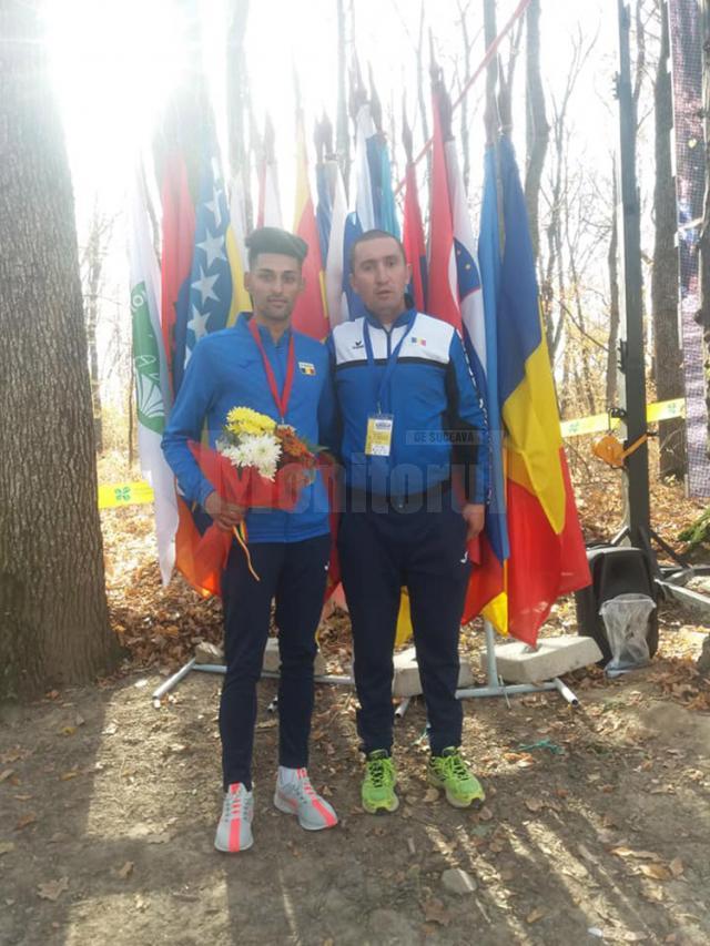 Andrei Dorin Rusu și Cristian Prâsneac savurând succesul de la Balcaniadă