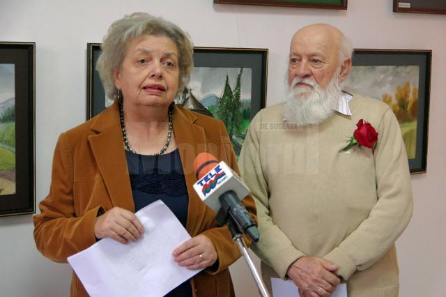 Dumitru Rusu, unul dintre cei mai buni acuarelişti ai Bucovinei, aniversat la împlinirea vârstei de 80 de ani