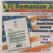 Scrisoarea preşedintelui Trump reflectată în Romanian Journal