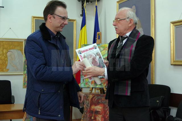Constantin Hrehor a primit și el titlul de „Senior al scrisului bucovinean”