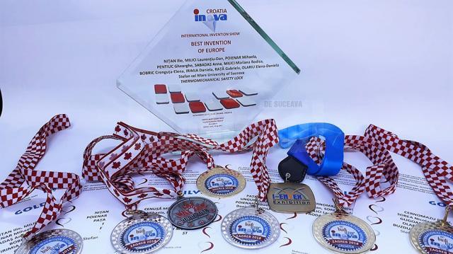Premii și medalii pentru USV, la unul dintre cele mai mari saloane de inventică din Europa