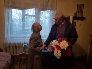 Lucia Bohatereț, educatoare, cel mai în vârstă sucevean - 101 ani