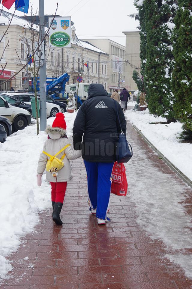 40 de oameni au avut nevoie de îngrijiri medicale, după ce au căzut pe gheață, în Suceava