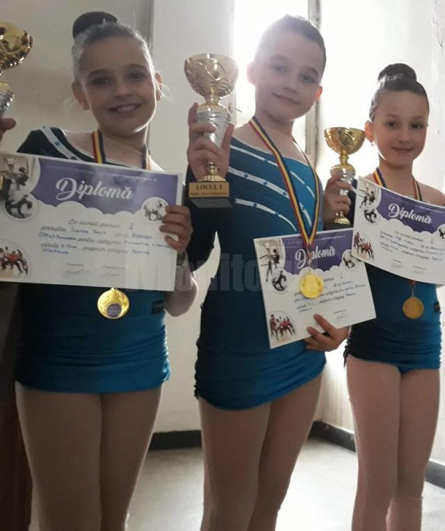 Premii pentru gimnastele sucevene, la Concursul Internaţional Happy Dance Competition