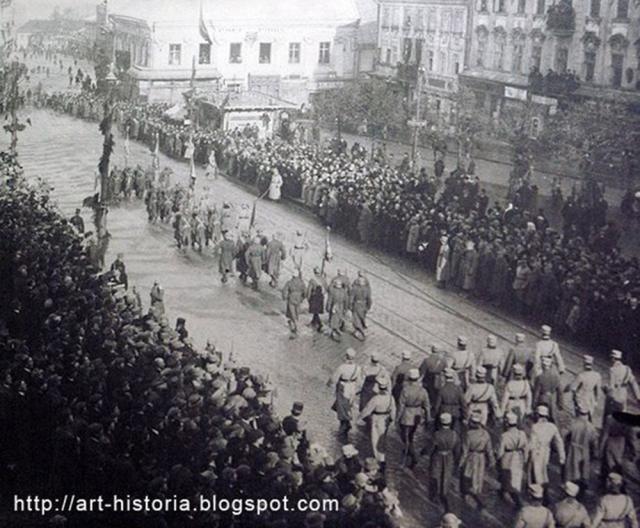 Intrarea armatei române în Cernăuţi