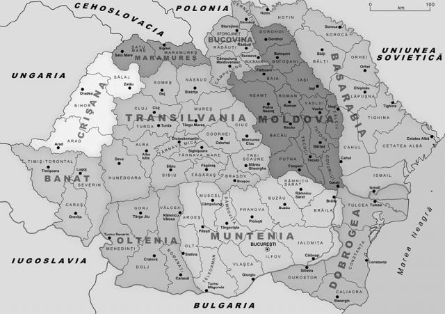 Harta României Mari